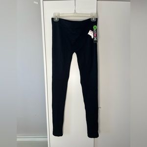 Black Lightly Lined Stretch Leggings from TJ Maxx, size Medium